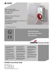 Cooper CEAG GHG 664 5 Série Mode D'emploi