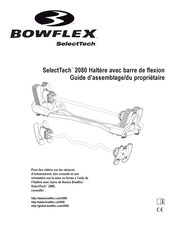 Bowflex SelectTech 2080 Guide D'assemblage/Guide Du Propriétaire