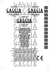 Gaggia GRAN PRESTIGE SIN040 GTUL Mode D'emploi