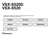 Pioneer VSX-S520 Mode D'emploi