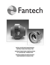Fantech FKD 14S Instructions Pour L'installation Et L'entretien