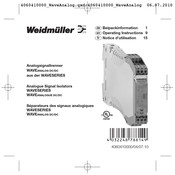 Weidmüller WAVESERIES Notice D'utilisation