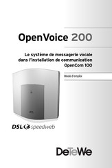 DETEWE OpenVoice 200 Mode D'emploi