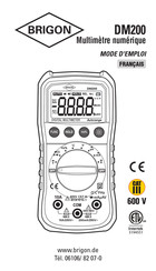 Brigon DM200 Mode D'emploi