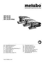 Metabo SR 20-23 Notice Originale