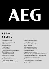 Aeg PS 216 L Notice Originale