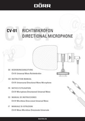 Dörr CV-01 Notice D'utilisation