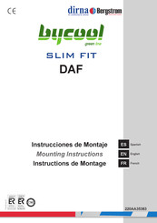 Dirna Bergstrom bycool SLIM FIT DAF Instructions De Montage
