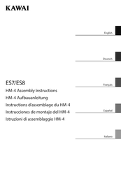 Kawai HM-4 Instructions D'assemblage
