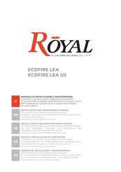 Royal ECOFIRE LEA 90 Notice D'installation Et D'entretien