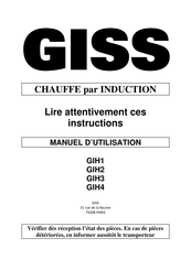 GISS GIH1 Manuel D'utilisation