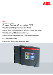 ABB RVT12 Instructions D'installation, D'utilisation Et D'entretien