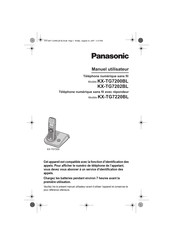 Panasonic KX-TG7220BL Manuel Utilisateur