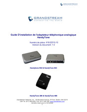 Grandstream HandyTone 486 Guide D'installation