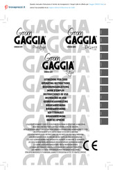 Gaggia Gran Prestige SIN040 GTU Mode D'emploi