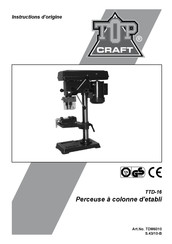 Top Craft TTD-16 Instructions D'origine