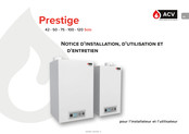 ACV Prestige 50 Solo Notice D'installation, D'utilisation Et D'entretien