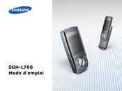 Samsung SGH-L760 Mode D'emploi