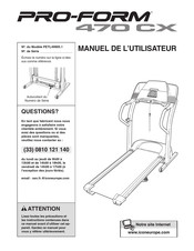 Pro-Form PETL49905.1 Manuel De L'utilisateur