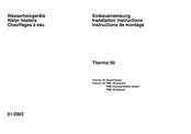 Webasto Thermo 50 Instructions De Montage