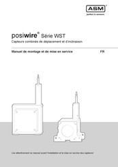 ASM posiwire WST Série Manuel De Montage Et De Mise En Service