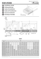 Accuride DZ9308-0040 Série Guide D'installation
