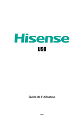 Hisense U98 Guide De L'utilisateur