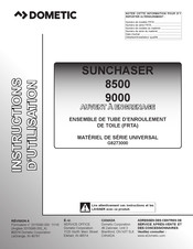 Dometic SUNCHASER 9000 Instructions D'utilisation