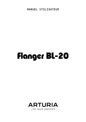 Arturia Flanger BL-20 Manuel Utilisateur
