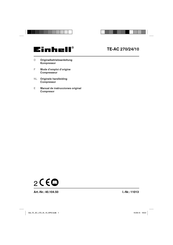 Einhell TE-AC 270/24/10 Mode D'emploi D'origine
