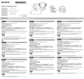 Sony MDR-V55 Mode D'emploi