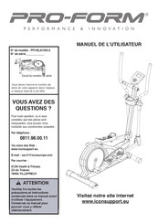 Pro-Form PFIVEL81053.0 Manuel De L'utilisateur