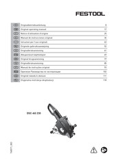 Festool DSC-AG 230 Notice D'utilisation D'origine