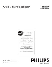Philips 60PP9100D/37B Guide De L'utilisateur