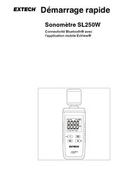 Extech SL250W Démarrage Rapide