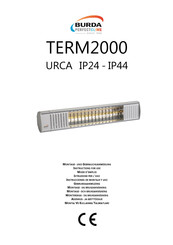 Burda TERM2000 URCA01024-44 Mode D'emploi