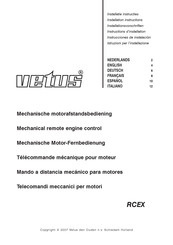 Vetus RCEX Instructions D'installation