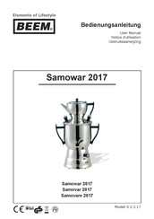 Beem Samowar 2017 Notice D'utilisation