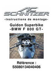 AC Schnitzer S5080134040406 Instructions De Montage