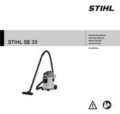 Stihl SE 33 Notice D'emploi