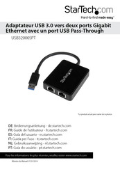 StarTech USB32000SPT Guide De L'utilisateur