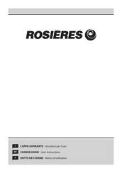 ROSIERES RHT650 Notice D'utilisation