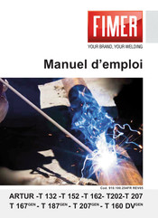 Fimer ARTUR -T 167GEN Manuel D'emploi
