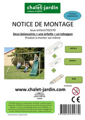 Chalet-Jardin 702370 Notice De Montage