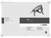 Bosch PBH 2000 SRE Notice Originale