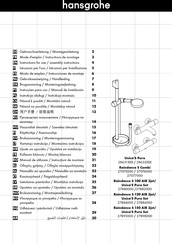 Hansgrohe Unica'S Puro Set 27882000 Mode D'emploi / Instructions De Montage