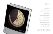 Jacob Jensen Timer Manuel D'utilisation