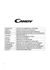 Candy CMGL 972 X Notice D'installation Et D'utilisation