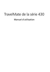 Acer TravelMate 430 Série Manuel D'utilisation