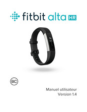 Fitbit alta HR Manuel Utilisateur